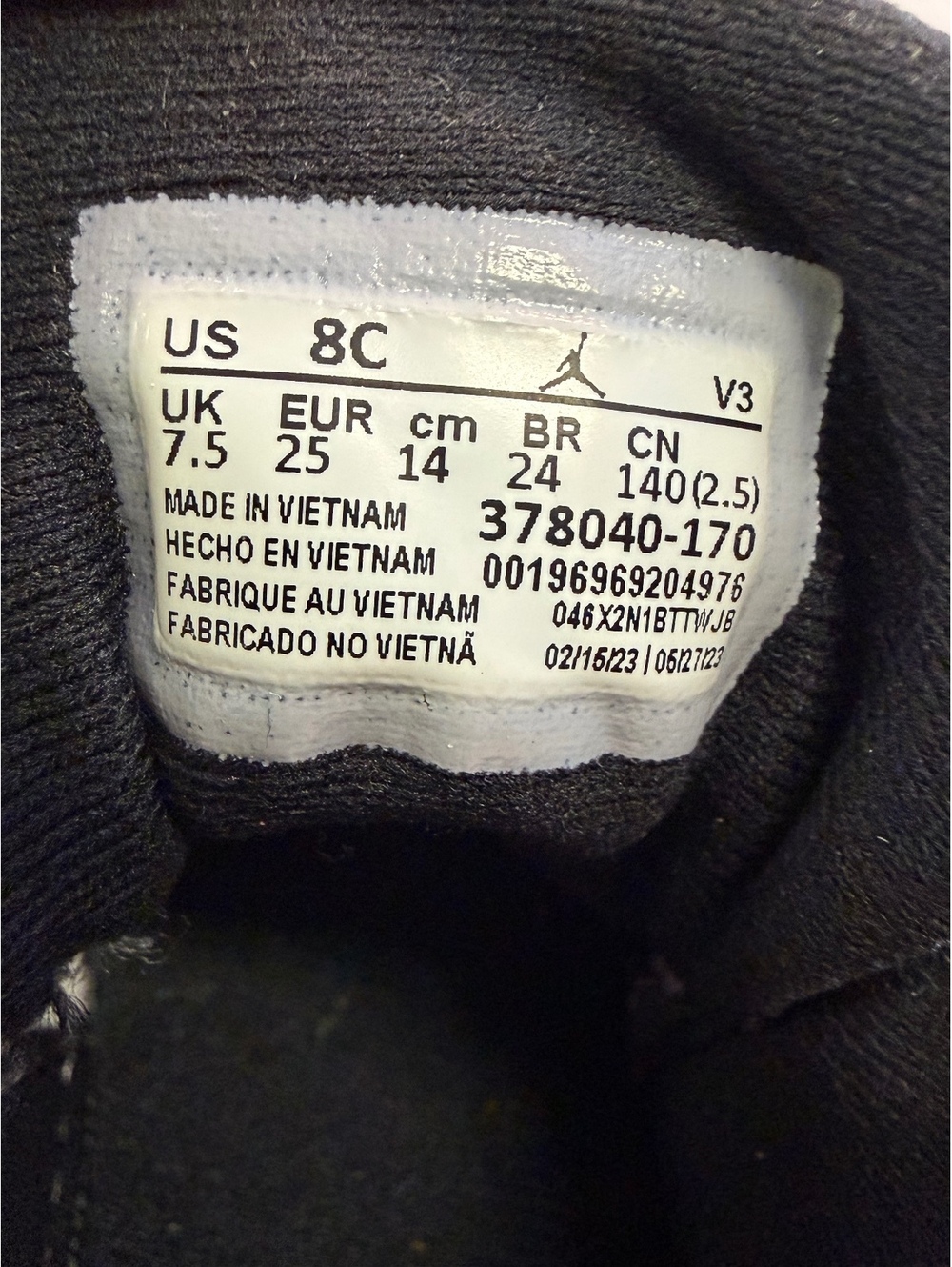 Toddler Jordan 11 Retro Concord Sneakers US Size 8C - Picture 6 of 6